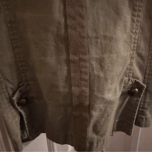 Radio London Women’s Army Green Jacket Zip Up & Button Size Medium - Picture 4 of 15